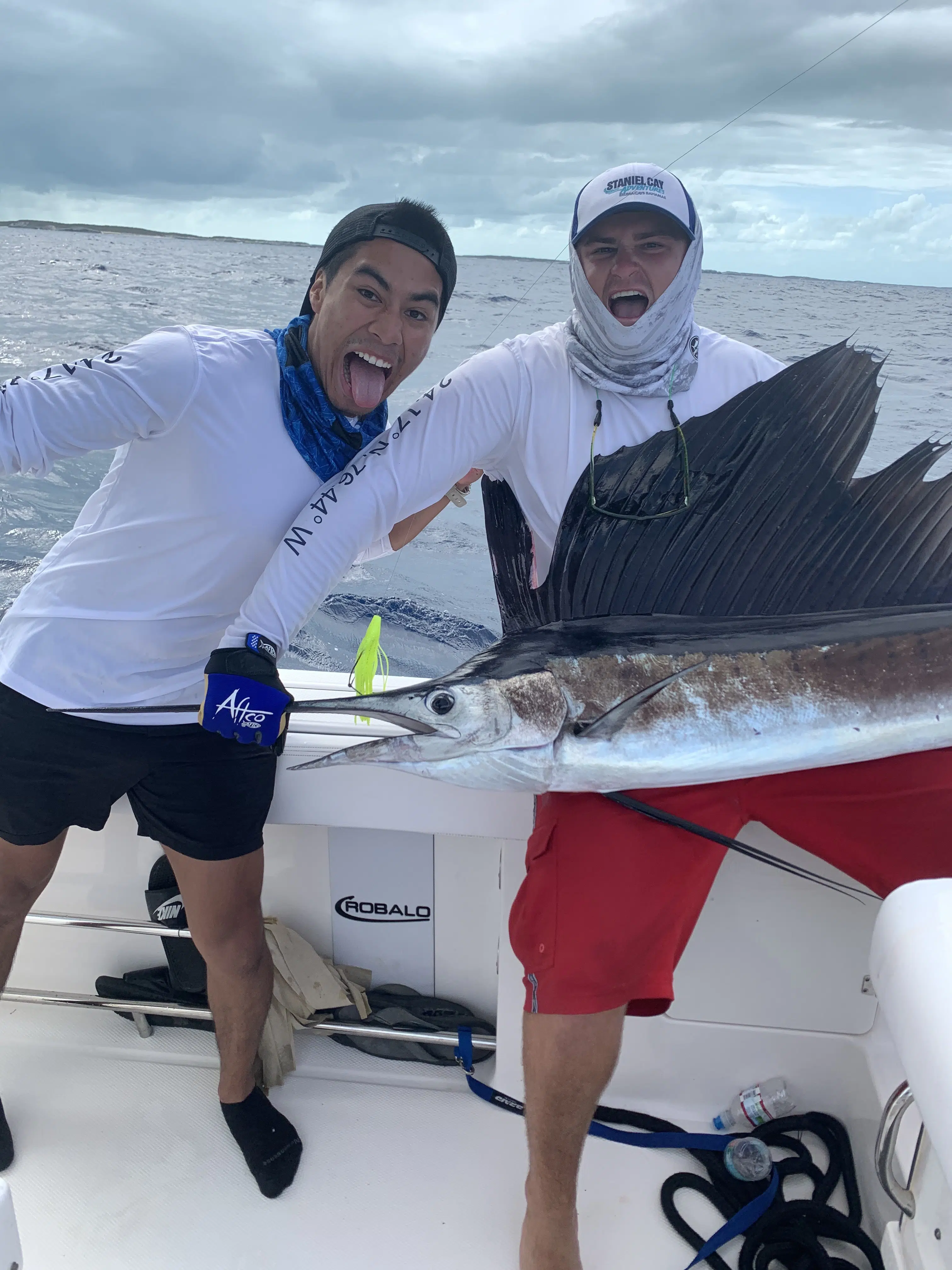 Marlin and Sail fishing on Staniel Cas