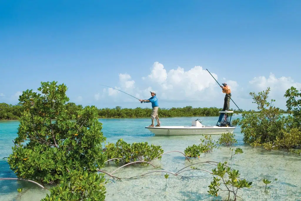 Bone fishing in Staniel Cay