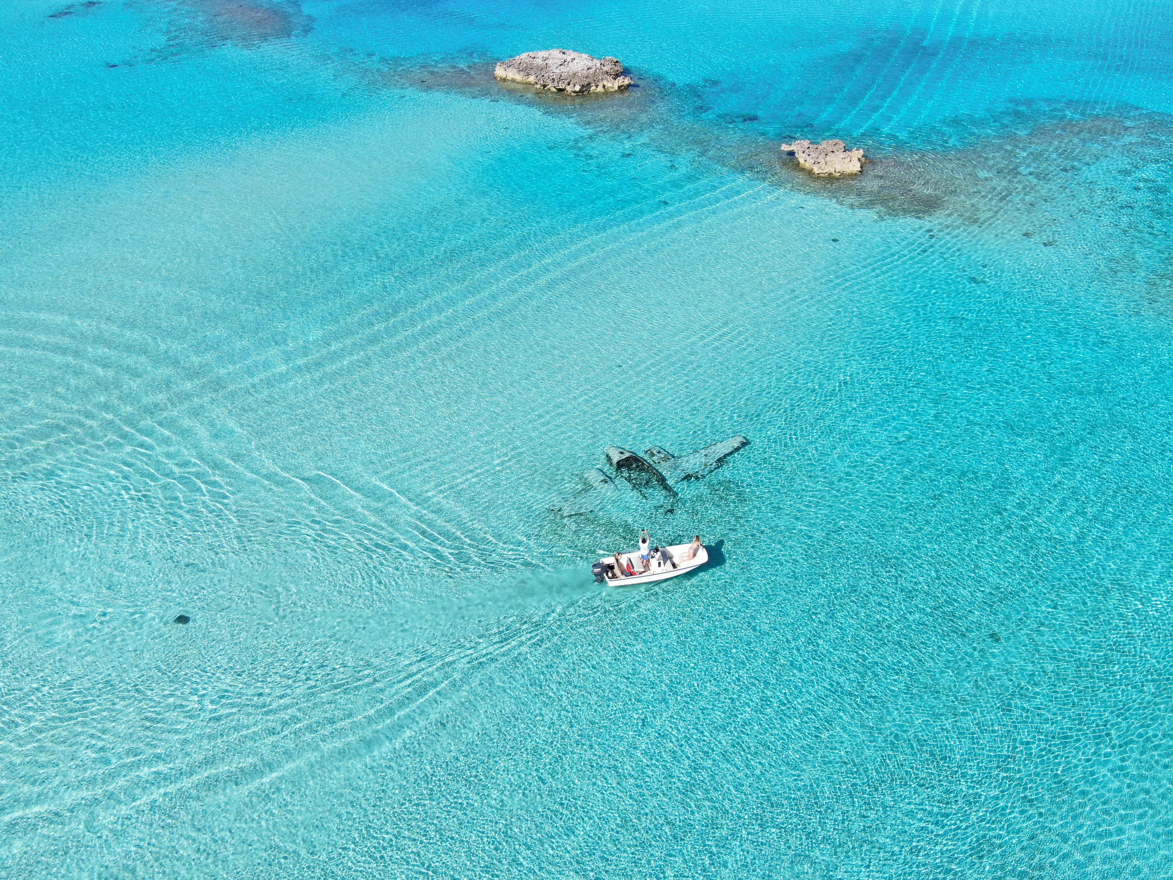 Swimming Pigs Tour Plane Wreck