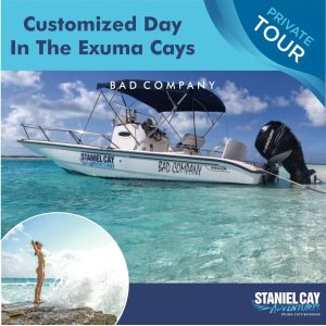 Custom day tour in the Exuma Cays, Bahamas.