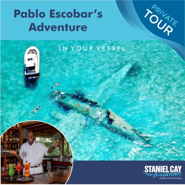 Join Pablo Escobar on a thrilling adventure through the Exuma Cays in your vessel.