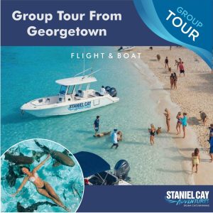 Staniel Cay Adventures offers an unforgettable group tour from Georgetown, providing both a flight and boat experience to explore the Exuma Cays in the Bahamas. Dive into the crystal-clear waters for incredible